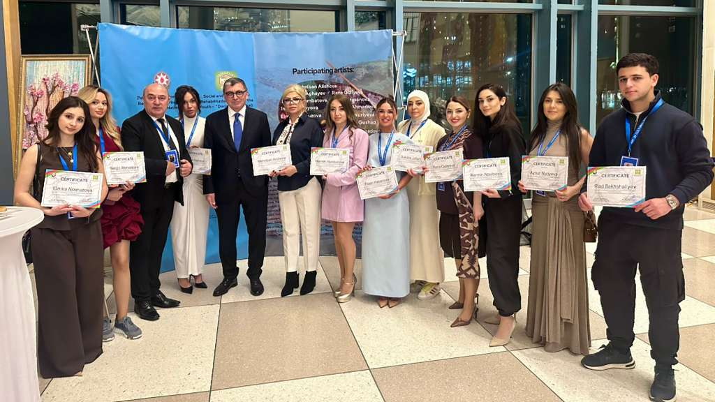 Press release on the inauguration of an exhibition of young Azerbaijani artists “Art for Cultural Diplomacy, Azerbaijan – Where the East and the West meet”, 23 March 2026 Xeber basligi