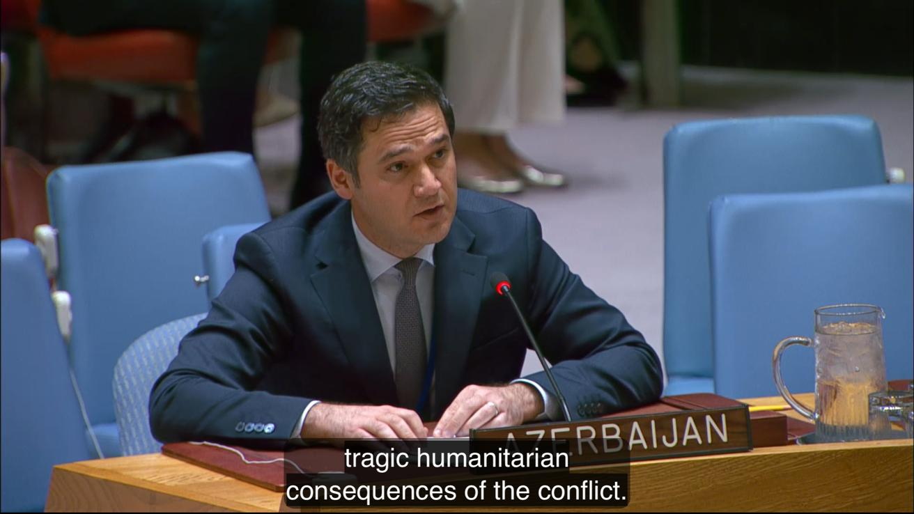 Statement by Mr. Elvin Ashrafzade, Chargé d'affaires, Deputy Permanent Representative of the Republic of Azerbaijan to the United Nations, at the open debate of the Security Council on the theme “Protection of Civilians in Armed Conflict”, 20 May 2026 Xeber basligi