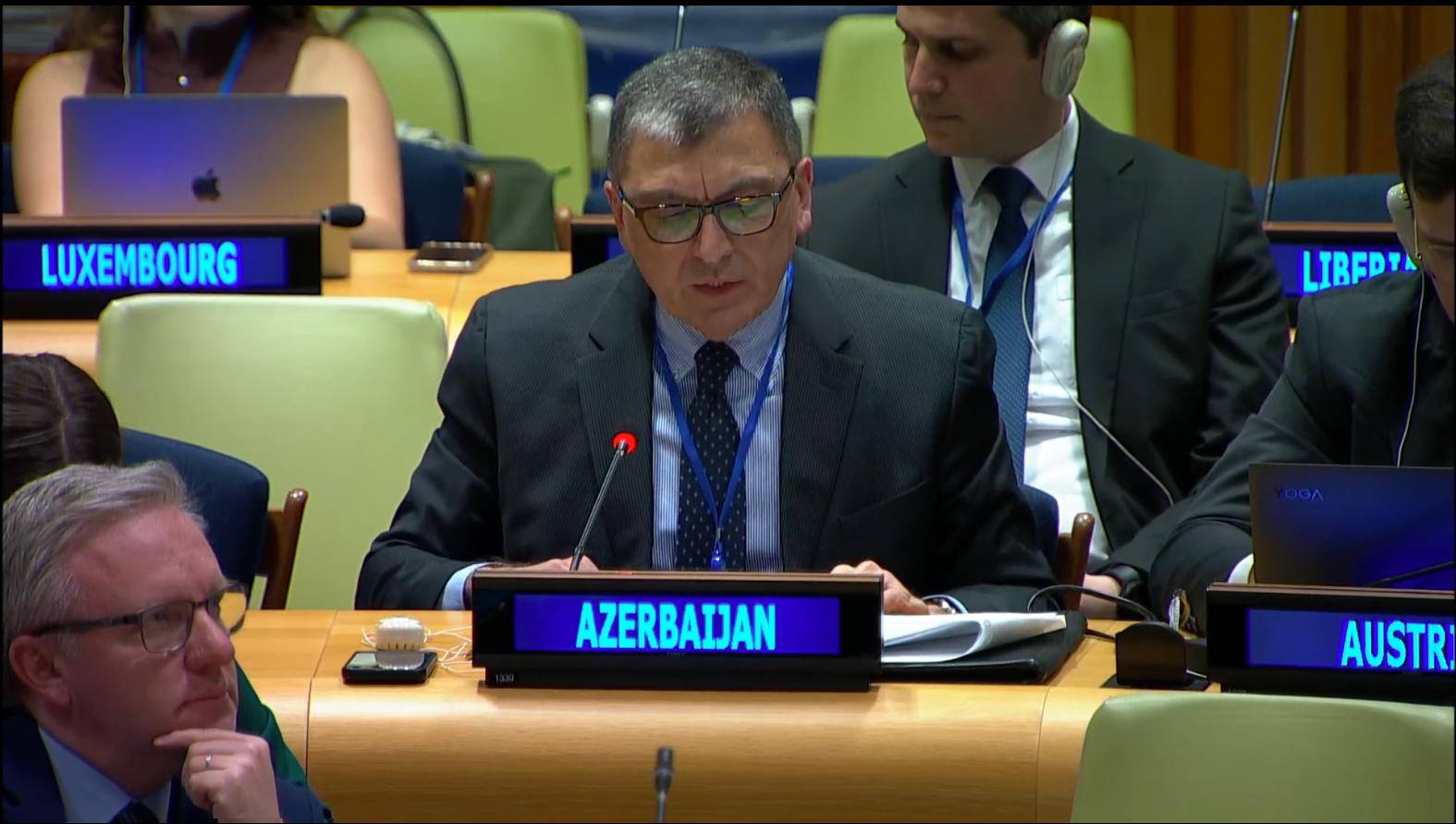 Remarks by H.E. Mr. Tofig F. Musayev Permanent Representative of the Republic of Azerbaijan to the United Nations at the special meeting of the Economic and Social Council on forced displacement and refugee protection Xeber basligi